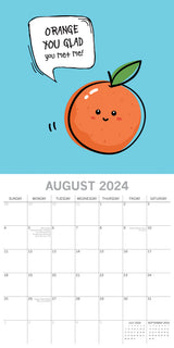 Avo Great Day 2024 Square Wall Calendar 16 Months Fun Planner Xmas New Year Gift
