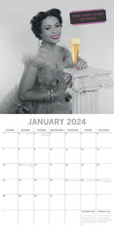 Beer - 2024 Square Wall Calendar 16 Months Funny Planner Christmas New Year Gift - Side View