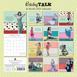 Bitchy Talk - 2024 Square Wall Calendar 16 Month Planner Christmas New Year Gift - Front View