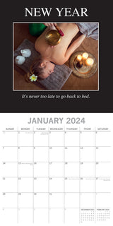 Demotivation 2024 Square Wall Calendar 16 Months Planner Christmas New Year Gift