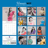 Women's Wit - 2024 Square Wall Calendar 16 Month Planner Christmas New Year Gift - Front View