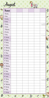Mum's Busy Day 2024 Square Wall Calendar 16 Months School Planner New Year Gift
