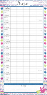 Owls Family Organiser - 2024 Square Wall Calendar 16 Month School Planner Birds - 45-Degree Angle