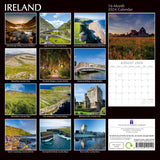 Ireland - 2024 Square Wall Calendar 16 Months Premium Planner Xmas New Year Gift - Front View