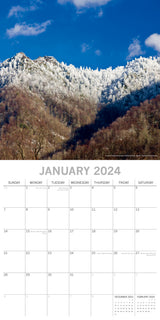 National Parks USA 2024 Square Wall Calendar 16 Months Premium Planner New Year