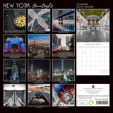 New York Limelight - 2024 Square Wall Calendar 16 Months Planner New Year Gift