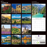 Provence - 2024 Square Wall Calendar 16 Month Premium Planner Xmas New Year Gift - Front View
