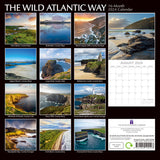 The Wild Atlantic Way - 2024 Square Wall Calendar 16 Month Planner New Year Gift - Front View