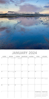 The Wild Atlantic Way - 2024 Square Wall Calendar 16 Month Planner New Year Gift