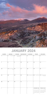 Beautiful Britain - 2024 Square Wall Calendar 16 Months Planner New Year Gift