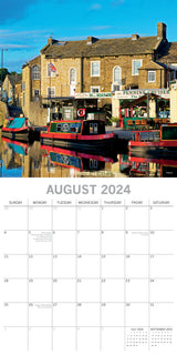 North Yorkshire - 2024 Square Wall Calendar 16 Months Planner Xmas New Year Gift
