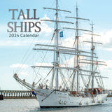 Tall Ships - 2024 Square Wall Calendar 16 Months Planner Christmas New Year Gift
