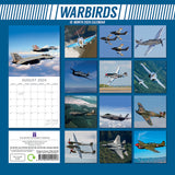 Warbirds - 2024 Square Wall Calendar 16 Month Premium Planner Xmas New Year Gift - Front View