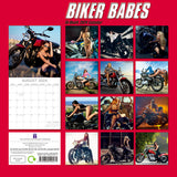Biker Babes - 2024 Square Wall Calendar 16 Month Planner Christmas New Year Gift - Front View