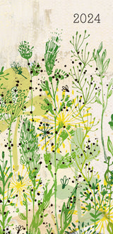 Cotton Grass - 2024 Flexi Pocket Diary Premium Planner Christmas New Year Gift