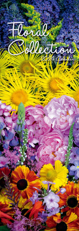 Family Home Organiser 2024 Slimline Slim Wall Calendar Hanging Planner New Year - Close-Up Angle