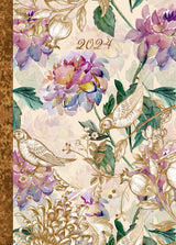 Blooming Gorgeous - 2024 Premium A6 Flexi Pocket Diary Planner New Year Gift
