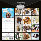 Dog Shaming 2025 Square Wall Calendar Pets Animals 16-Month Premium Planner Gift - Front View