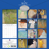 Klimt - 2025 Square Wall Calendar Arts Landscapes 16 Months Premium Planner Gift - Front View