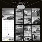 Seascapes - 2025 Square Wall Calendar 16 Months Premium Planner Christmas Gift