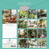 House Plants - 2025 Square Wall Calendar Floral 16 Months Premium Planner Gift - Front View