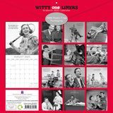 Witty One Liners - 2025 Square Wall Calendar 16 Months Premium Planner New Year - Front View
