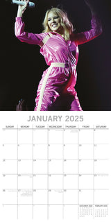 Kylie Minogue - 2025 Square Wall Calendar 16-Month Premium New Year Planner Gift - Front View