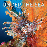 Under the Sea 2025 Square Wall Calendar 16 Months New Year Premium Planner Gift