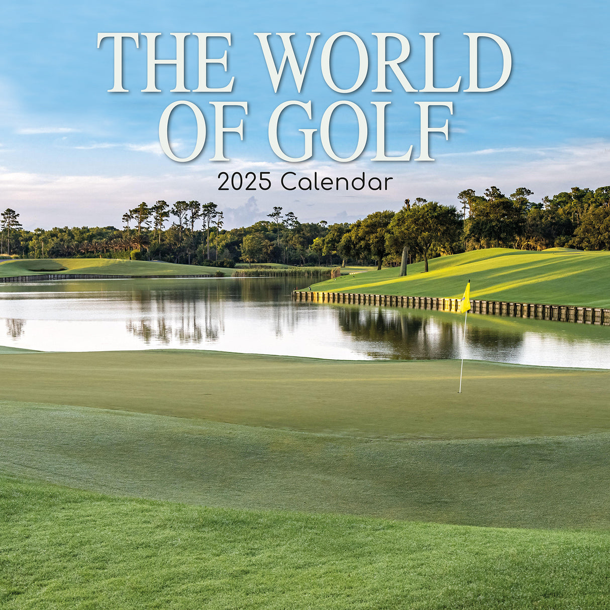 The World of Golf - 2025 Square Wall Calendar 16 Months New Year Planner Gift