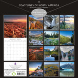 National Parks USA - 2025 Square Wall Calendar 16 Months New Year Planner Gift - Front View