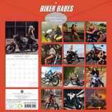 Biker Babes 2025 Square Wall Calendar 16 Months Christmas New Year Planner Gift - Front View