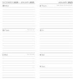 Cotton Grass - 2025 Flexi Pocket Diary Premium Planner Christmas New Year Gift