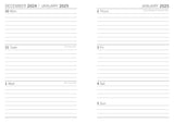 Hana-akari - 2025 Premium A6 Flexi Pocket Diary Planner Christmas New Year Gift - Front View