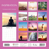 Inspiration 2025 Square Wall Calendar Mindfulness 16 Months Premium Planner Gift - Side View