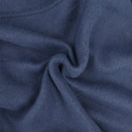 Hi Vis Fleece Work Cargo Shorts w Reflective Tape Workwear Tradie Utility Pants, Navy, L