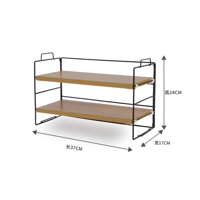 Desktop Storage Rack Bookshelf Office