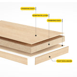 Desktop Storage Rack Bookshelf Office - Low Angle