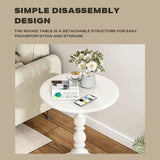 Side Coffee Table Storage Modern Plant Stand - Top-Down View