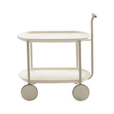 Movable Modern Trolley Small Unit Coffee Table Cart Storage Sofa Side Table with Wheels