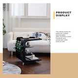 Movable Coffee Table Sofa Side End Table Bedside Modern Furniture - Side View