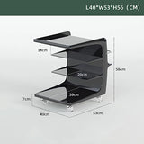 Movable Coffee Table Sofa Side End Table Bedside Modern Furniture - Low Angle