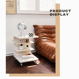 Movable Coffee Table Sofa Side End Table Bedside Modern Furniture - Side View