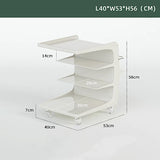 Movable Coffee Table Sofa Side End Table Bedside Modern Furniture - Rear View