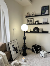 Retro Roman Living Room Floor Lamp Bedroom Art Sense Medieval - Side View