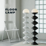 LED Dimmable Column Floor Lamp Hula Decorative Standing Lamps Tall Corner Light - Front View