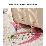Cartoon door entry anti-slip rug scraping mud rubbing soil pvc wire ring floor mat - Side View