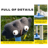 Cute emoticon cat scratching post toy cat tree - 45-Degree Angle