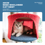 Pet Cat Tree Scratching Post House Furniture Toys - 45-Degree Angle
