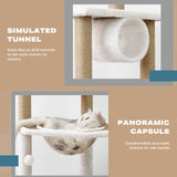 Cat Tree Scratching Post Scratcher Tower Condo House Furniture Bed Stand - Top-Down View