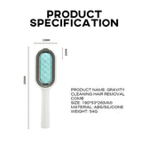 4 in 1 multifunctional pet hair cleaning depilatory comb - Rear View